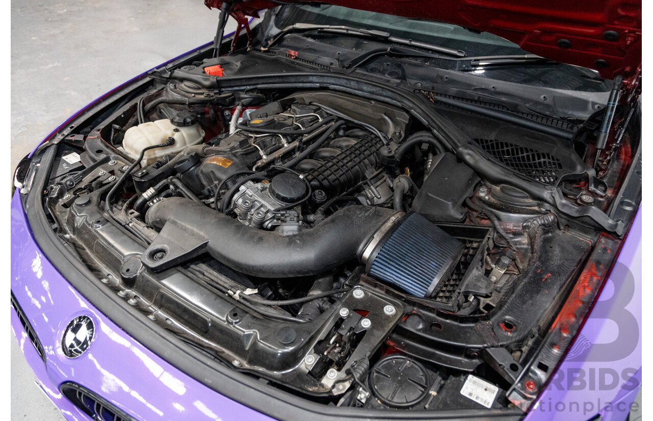 9/2013 BMW 435i M-Sport Pack F32 2d Coupe Inozetek Royal Purple Metallic Wrap Turbo 3.0L - Modified