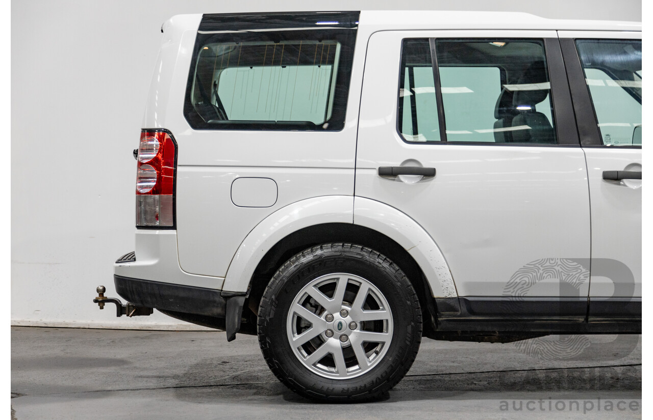 11/2011 Land Rover Discovery 4 2.7 TDV6 (4x4) MY11 4d Wagon White Turbo Diesel V6 2.7L - 7 Seater