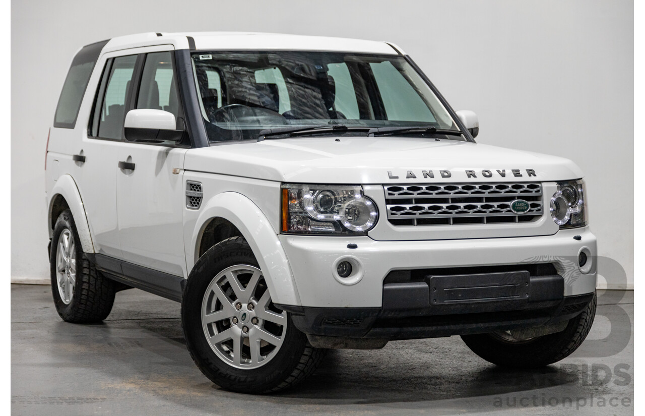 11/2011 Land Rover Discovery 4 2.7 TDV6 (4x4) MY11 4d Wagon White Turbo Diesel V6 2.7L - 7 Seater