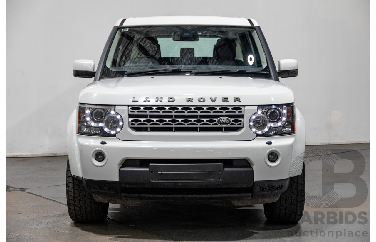 11/2011 Land Rover Discovery 4 2.7 TDV6 (4x4) MY11 4d Wagon White Turbo Diesel V6 2.7L - 7 Seater