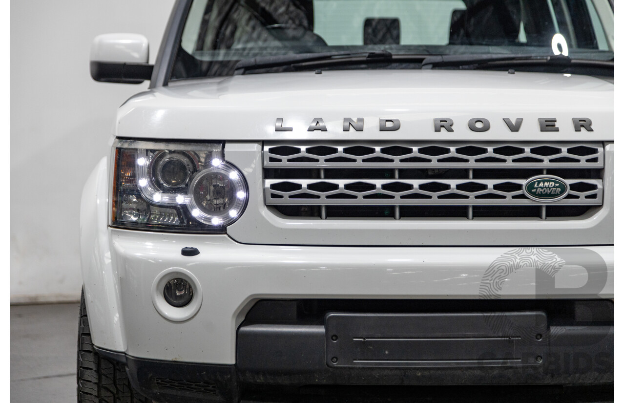 11/2011 Land Rover Discovery 4 2.7 TDV6 (4x4) MY11 4d Wagon White Turbo Diesel V6 2.7L - 7 Seater