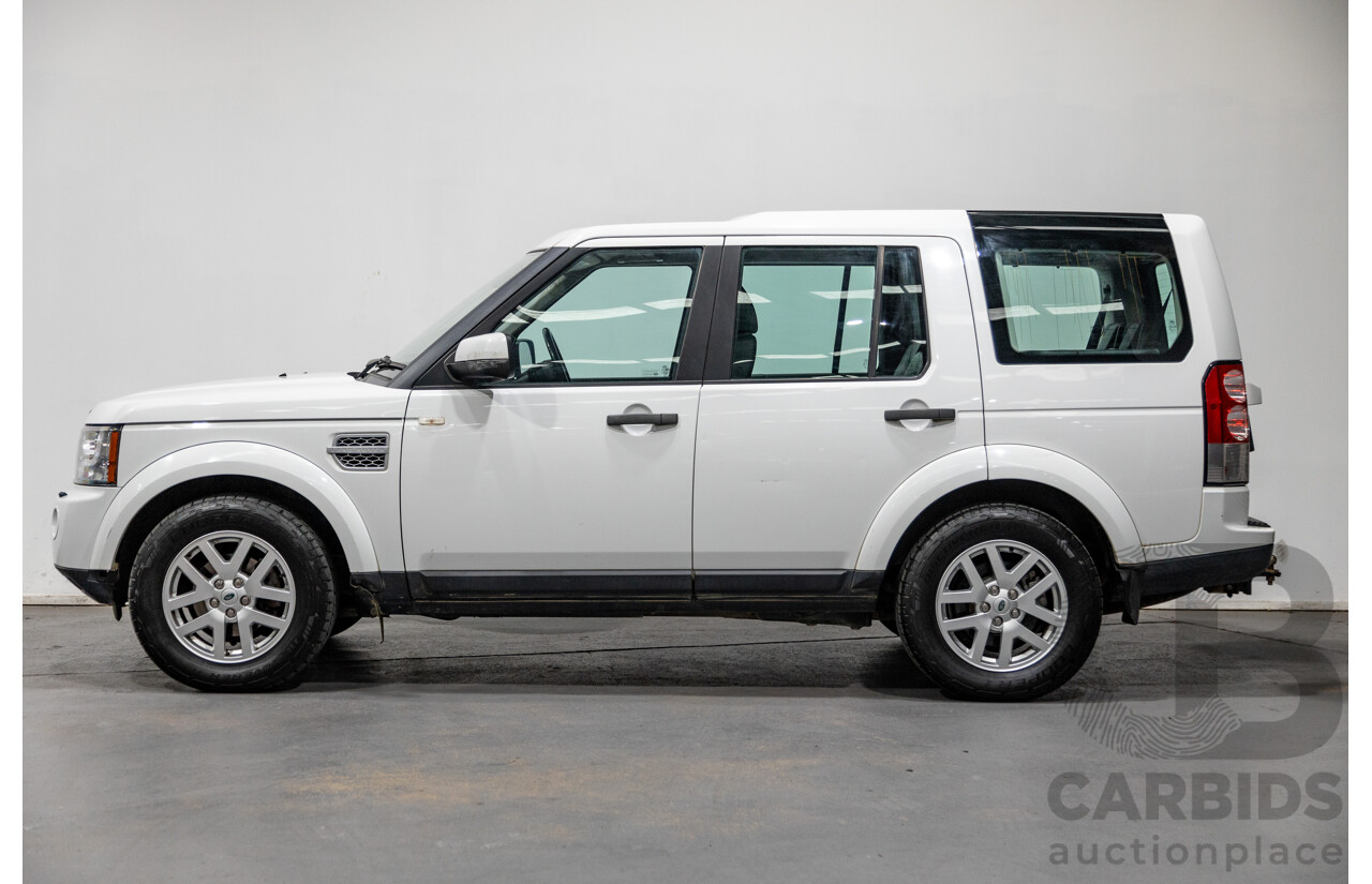 11/2011 Land Rover Discovery 4 2.7 TDV6 (4x4) MY11 4d Wagon White Turbo Diesel V6 2.7L - 7 Seater