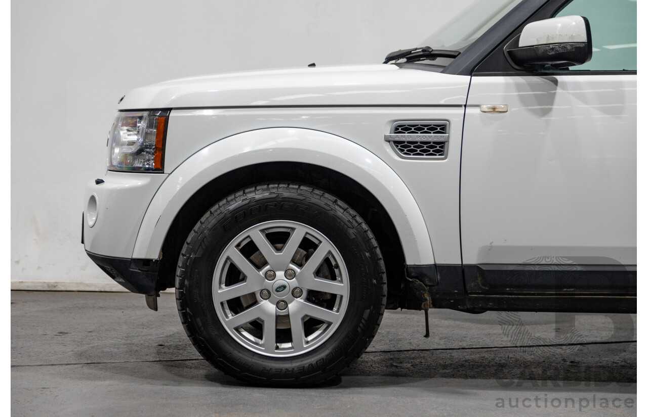 11/2011 Land Rover Discovery 4 2.7 TDV6 (4x4) MY11 4d Wagon White Turbo Diesel V6 2.7L - 7 Seater