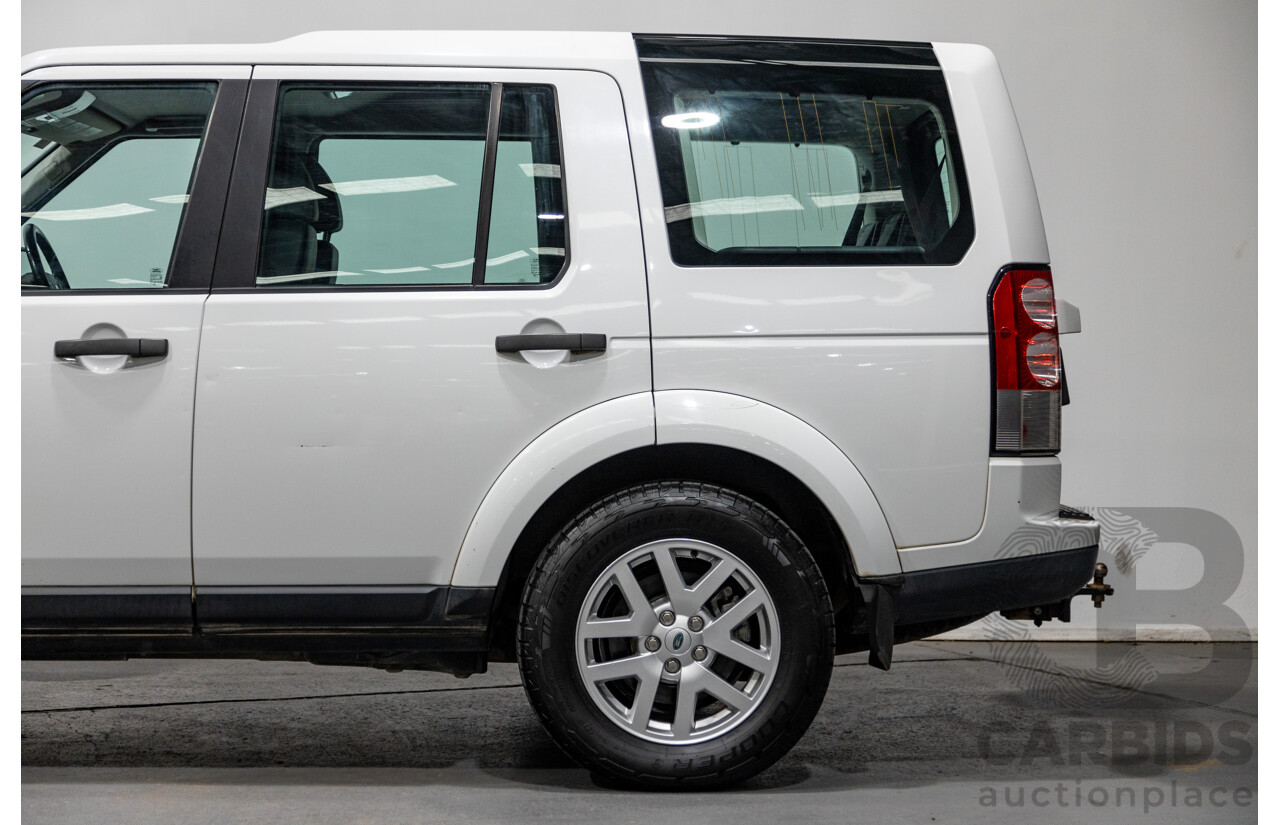 11/2011 Land Rover Discovery 4 2.7 TDV6 (4x4) MY11 4d Wagon White Turbo Diesel V6 2.7L - 7 Seater