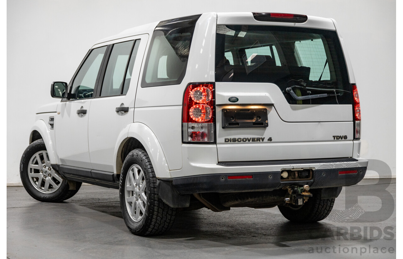 11/2011 Land Rover Discovery 4 2.7 TDV6 (4x4) MY11 4d Wagon White Turbo Diesel V6 2.7L - 7 Seater