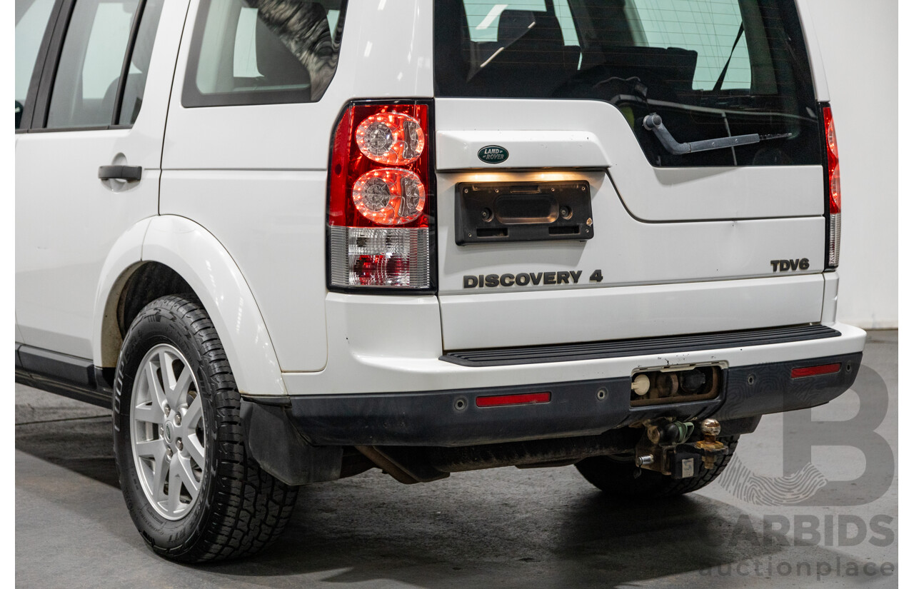 11/2011 Land Rover Discovery 4 2.7 TDV6 (4x4) MY11 4d Wagon White Turbo Diesel V6 2.7L - 7 Seater