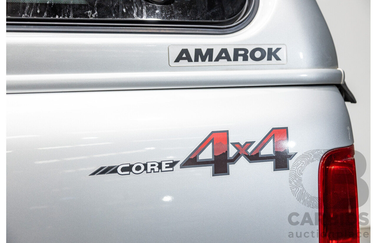 10/2016 Volkswagen Amarok TDI420 Core Edition (4x4) 2H MY16 Dual Cab Utility Reflex Silver Metallic Turbo Diesel 2.0L
