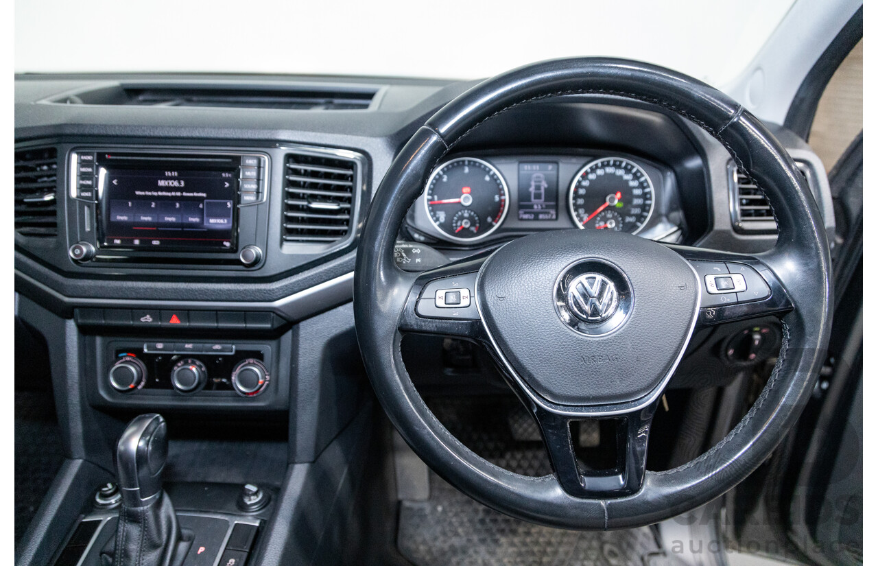 04/2017 Volkswagen Amarok TDI420 CORE Edition (4x4) 2H MY17 Dual Cab Utility Indium Grey Metallic Turbo Diesel 2.0L