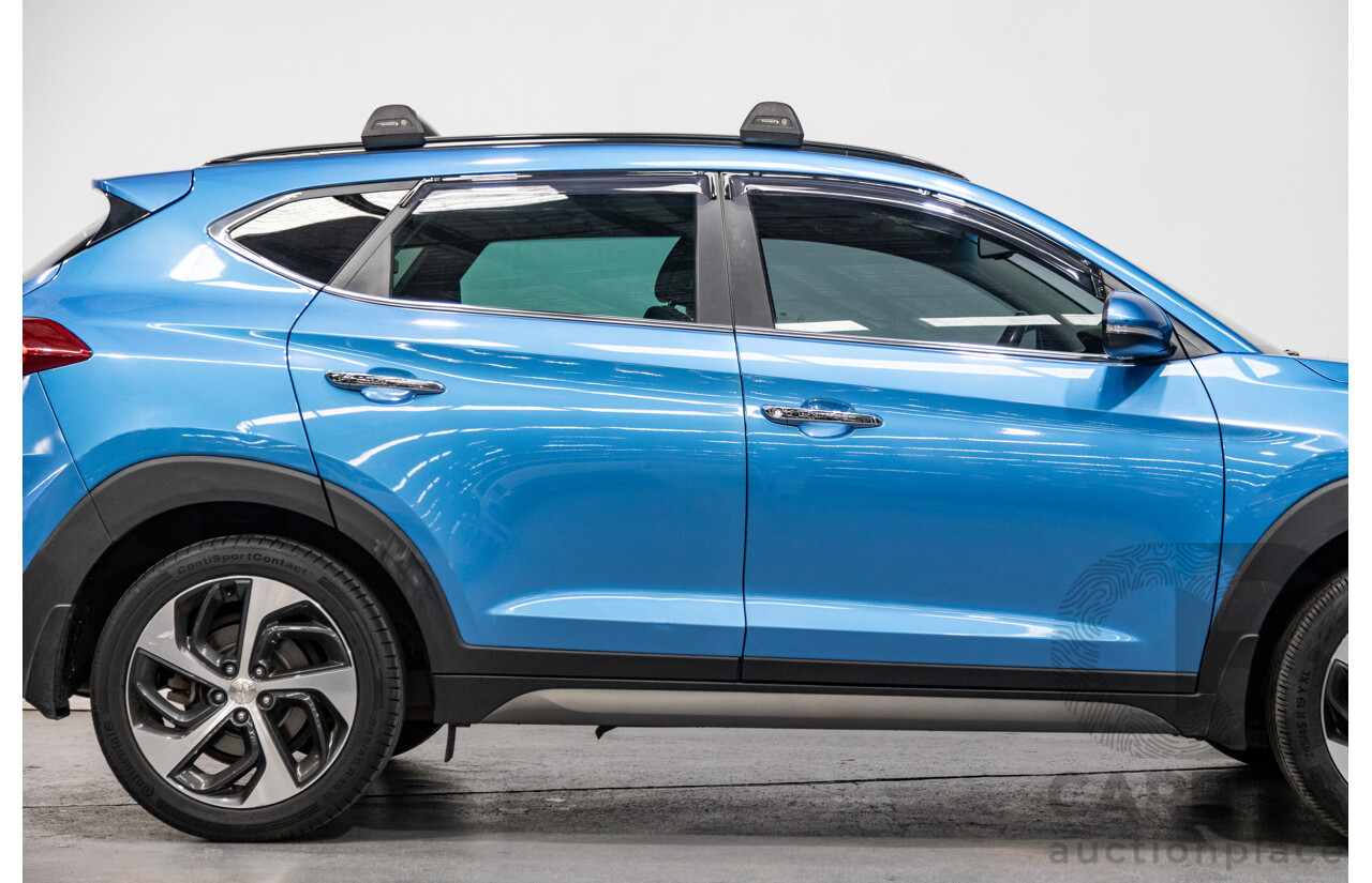 10/2015 Hyundai Tucson Highlander (AWD) TLE 4d Wagon Ara Blue Metallic Turbo Diesel 2.0L