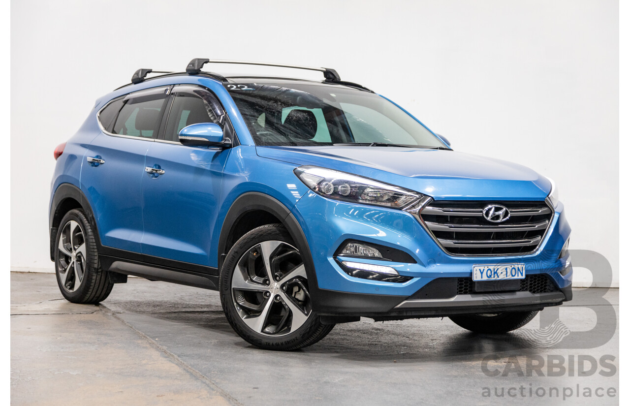 10/2015 Hyundai Tucson Highlander (AWD) TLE 4d Wagon Ara Blue Metallic Turbo Diesel 2.0L