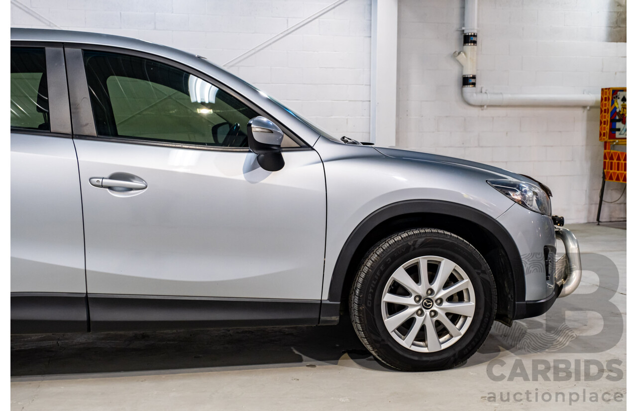 10/2016 Mazda CX-5 Maxx Sport (AWD) MY15 4D Wagon Silver Turbo Diesel 2.2L