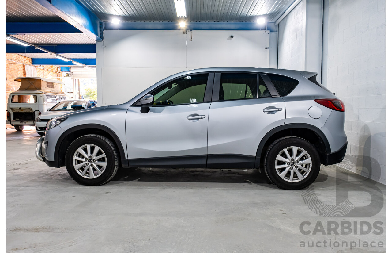 10/2016 Mazda CX-5 Maxx Sport (AWD) MY15 4D Wagon Silver Turbo Diesel 2.2L