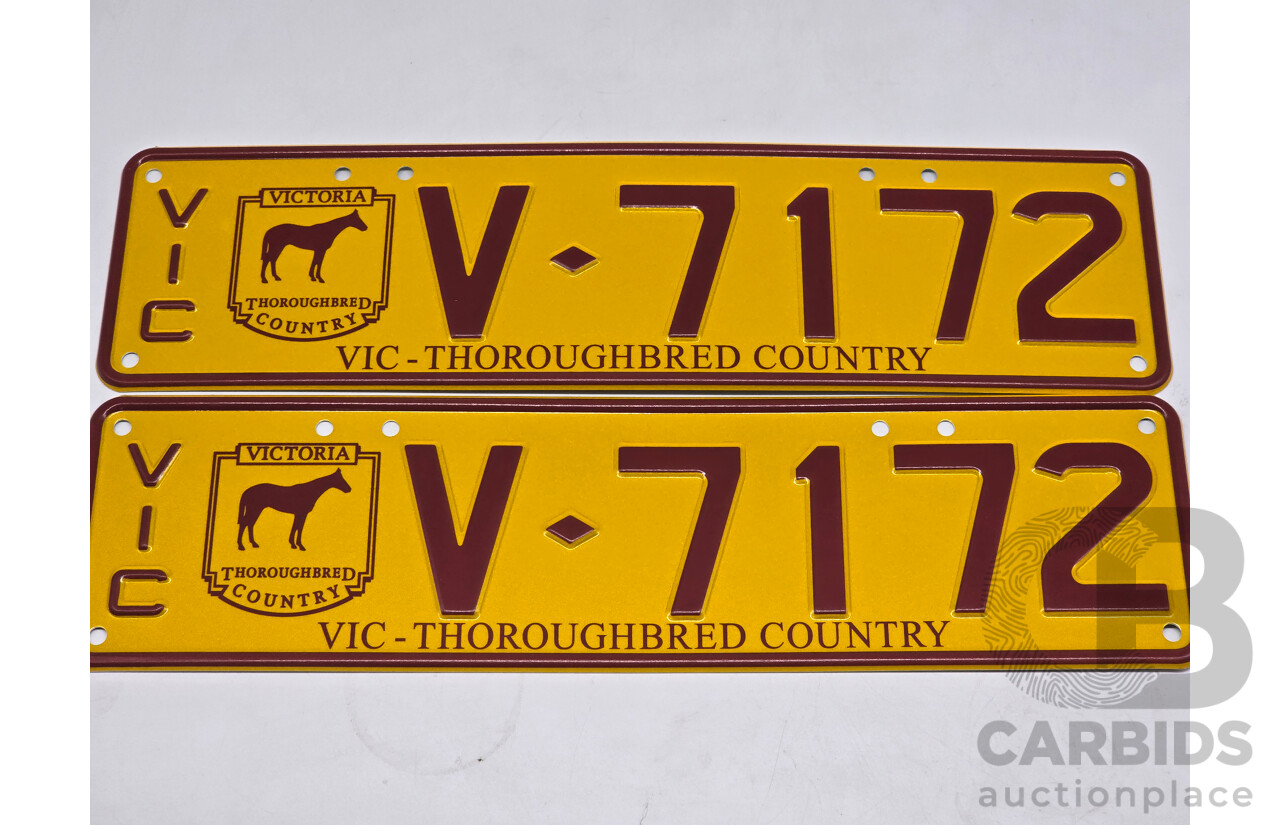 Victorian VIC Custom 5 - Character Alpha/Numeric Number Plate - V.7172