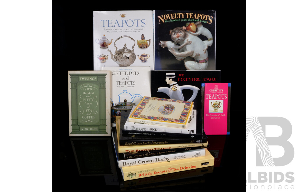 Collection Books Relating to Tea and Coffee Pots