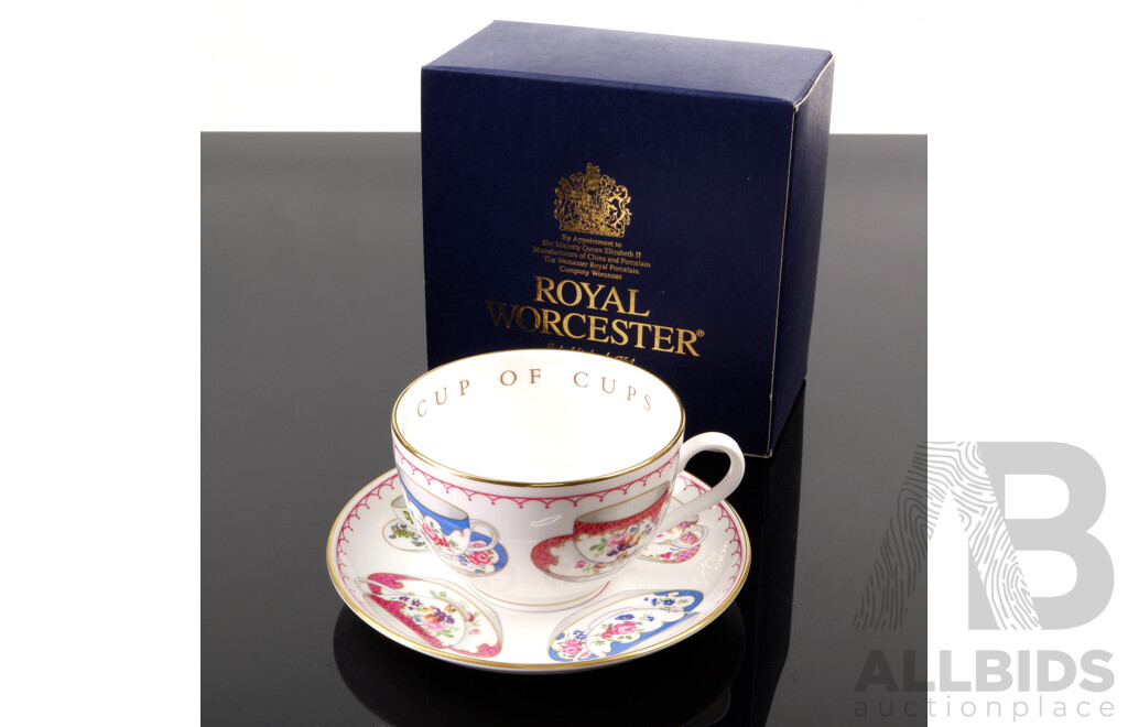 Royal Worcester Cup of Cups in Red in Original Box