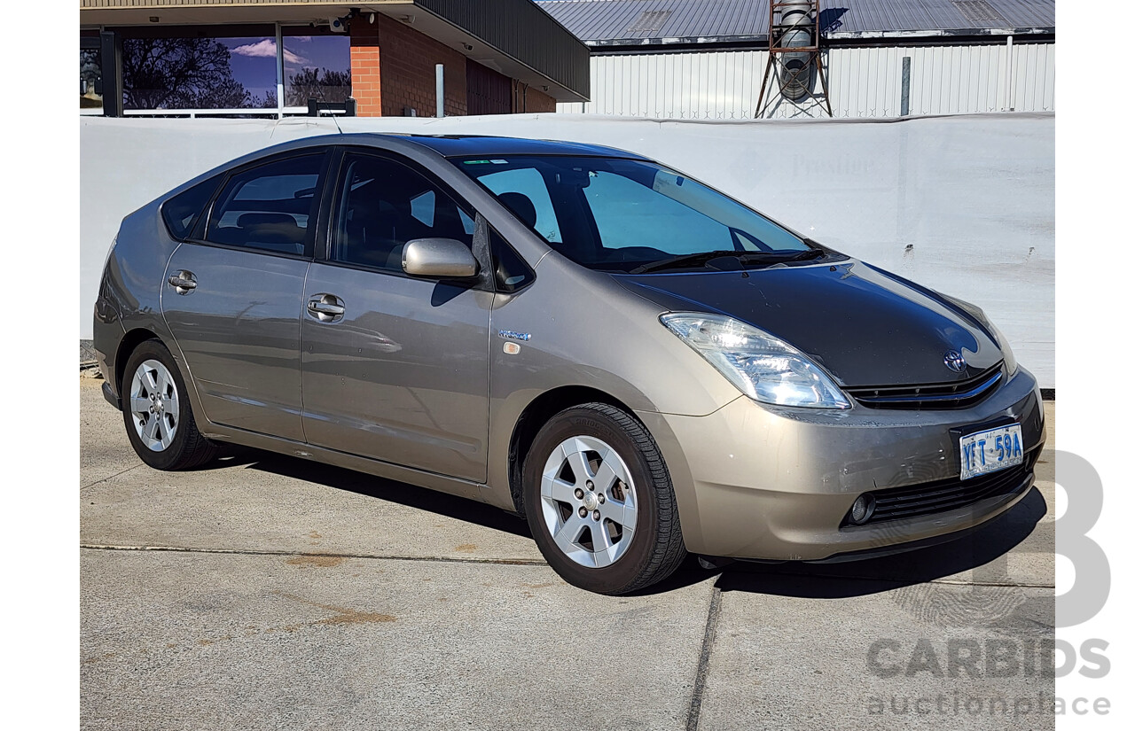 01/2007 Toyota Prius HYBRID FWD NHW20R MY06 UPGRADE 5D Hatchback Bronze 1.5L