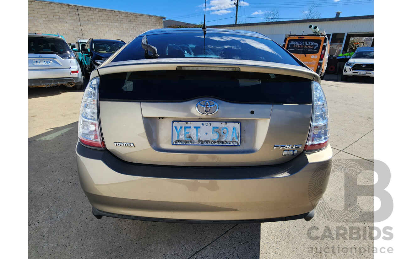 01/2007 Toyota Prius HYBRID FWD NHW20R MY06 UPGRADE 5D Hatchback Bronze 1.5L