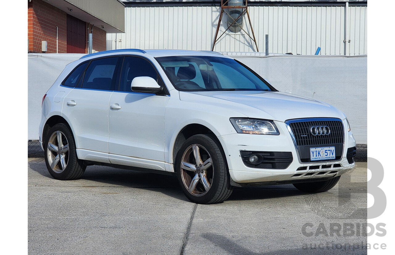 05/2011 Audi Q5 2.0 TFSI QUATTRO AWD 8R MY11 4D Wagon White 2.0L
