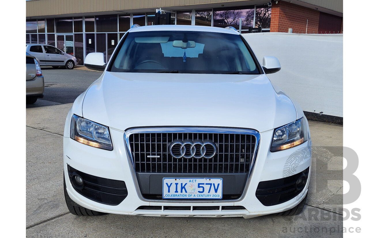 05/2011 Audi Q5 2.0 TFSI QUATTRO AWD 8R MY11 4D Wagon White 2.0L