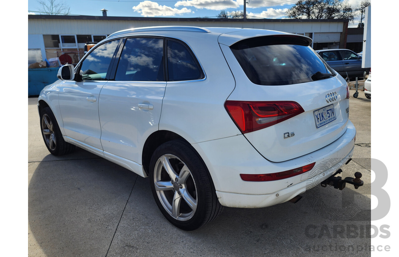 05/2011 Audi Q5 2.0 TFSI QUATTRO AWD 8R MY11 4D Wagon White 2.0L