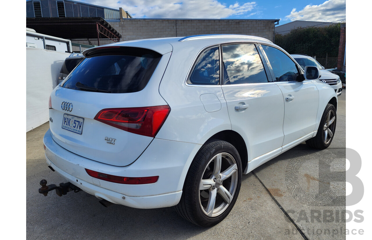 05/2011 Audi Q5 2.0 TFSI QUATTRO AWD 8R MY11 4D Wagon White 2.0L