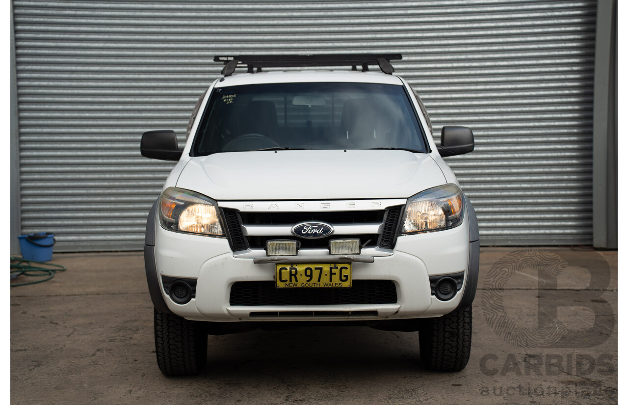 4/2011 Ford Ranger XL (4x4) PK Dual Cab P/Up White Turbo Diesel 3.0L