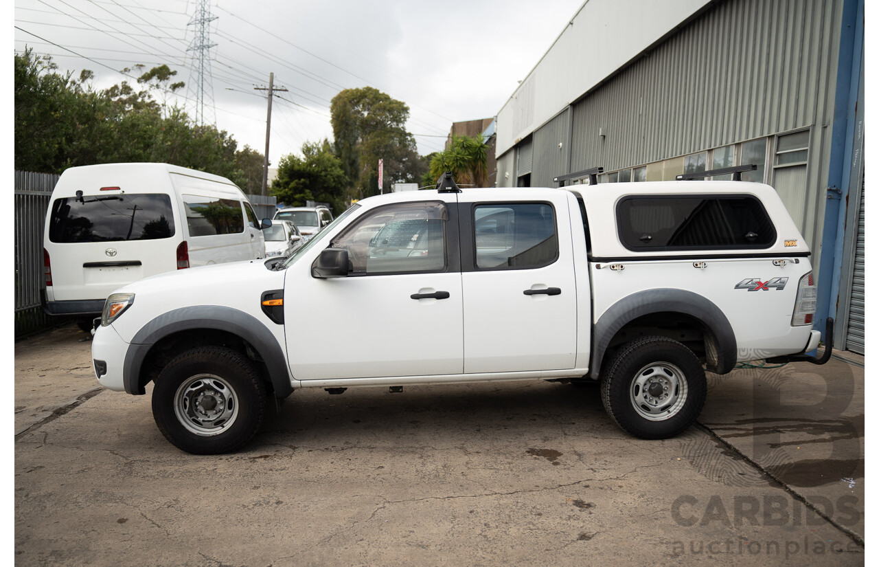 4/2011 Ford Ranger XL (4x4) PK Dual Cab P/Up White Turbo Diesel 3.0L