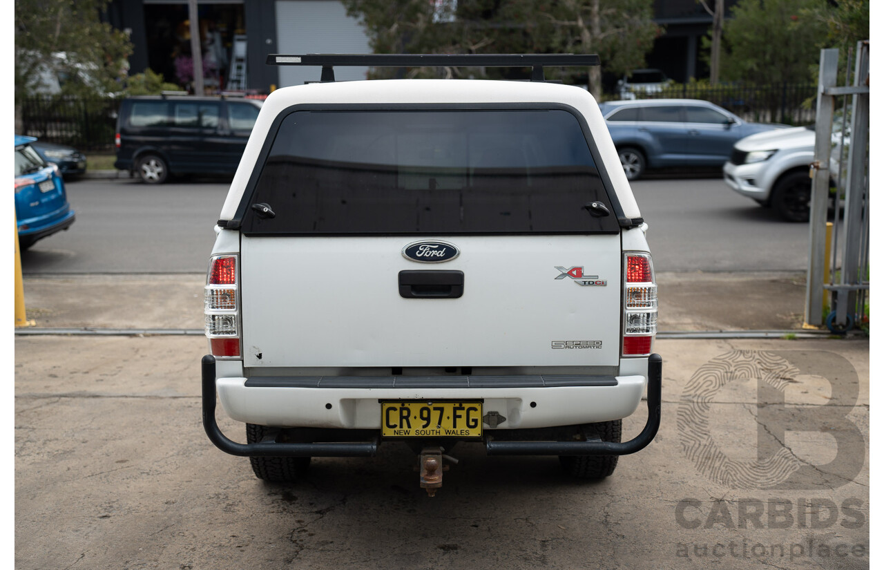 4/2011 Ford Ranger XL (4x4) PK Dual Cab P/Up White Turbo Diesel 3.0L