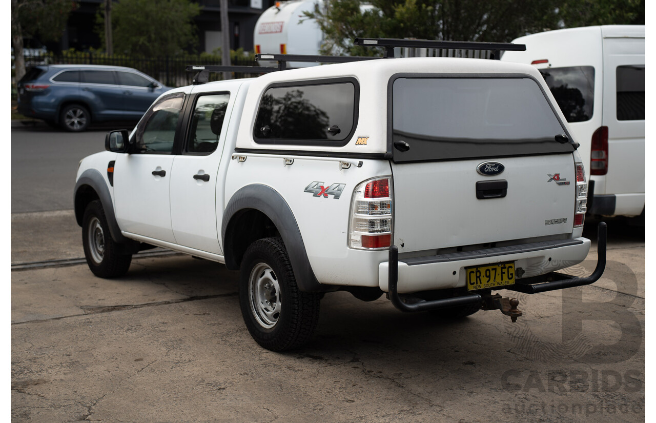 4/2011 Ford Ranger XL (4x4) PK Dual Cab P/Up White Turbo Diesel 3.0L