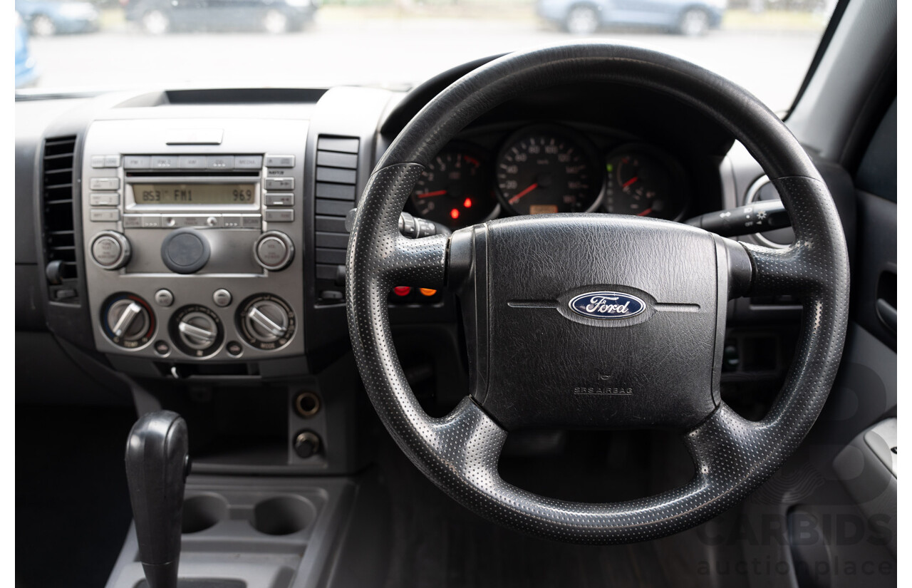 4/2011 Ford Ranger XL (4x4) PK Dual Cab P/Up White Turbo Diesel 3.0L