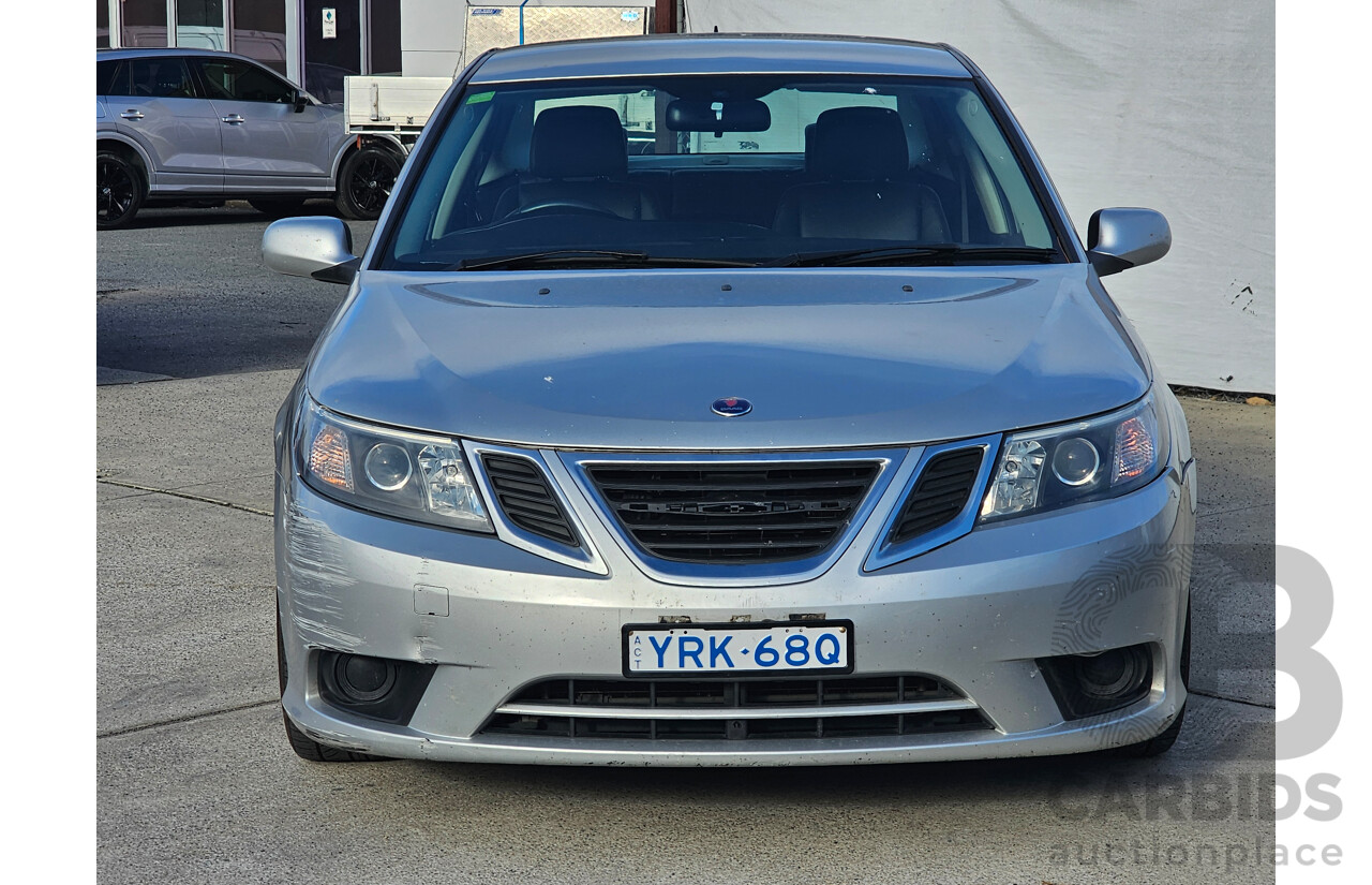 2/2011 Saab 9-3 Linear Sport 2.0t MY11 4d Sedan Silver 2.0L