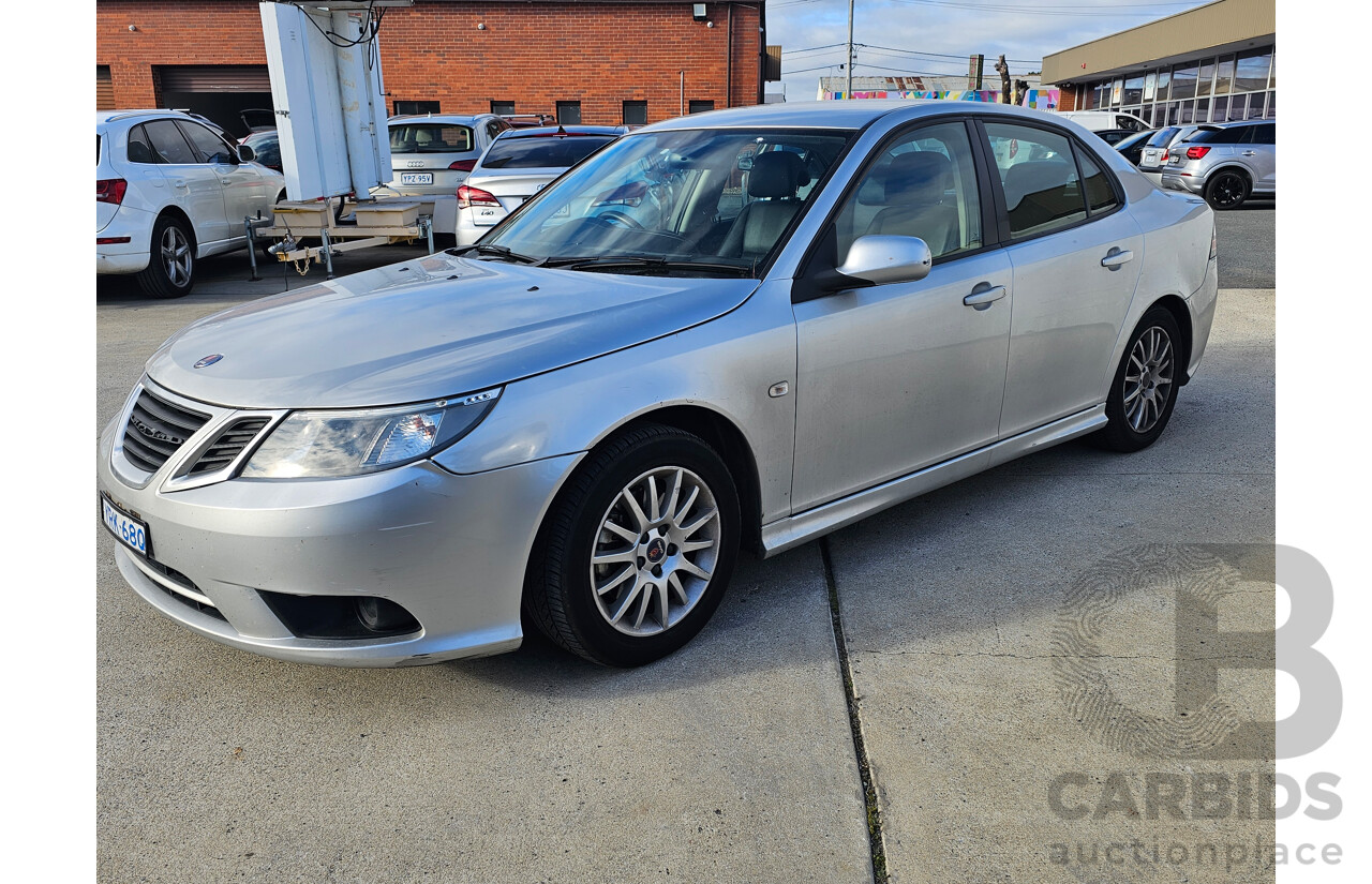 2/2011 Saab 9-3 Linear Sport 2.0t MY11 4d Sedan Silver 2.0L