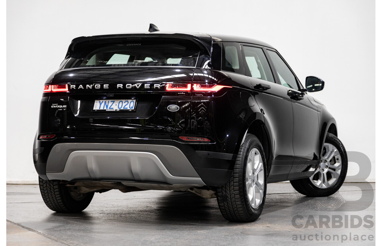 11/2019 Land Rover Range Rover Evoque D180 S (4x4) MY20 L551 4d Wagon Ultimate Black Metallic Turbo Diesel 2.0L