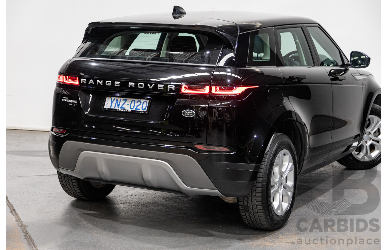 11/2019 Land Rover Range Rover Evoque D180 S (4x4) MY20 L551 4d Wagon Ultimate Black Metallic Turbo Diesel 2.0L