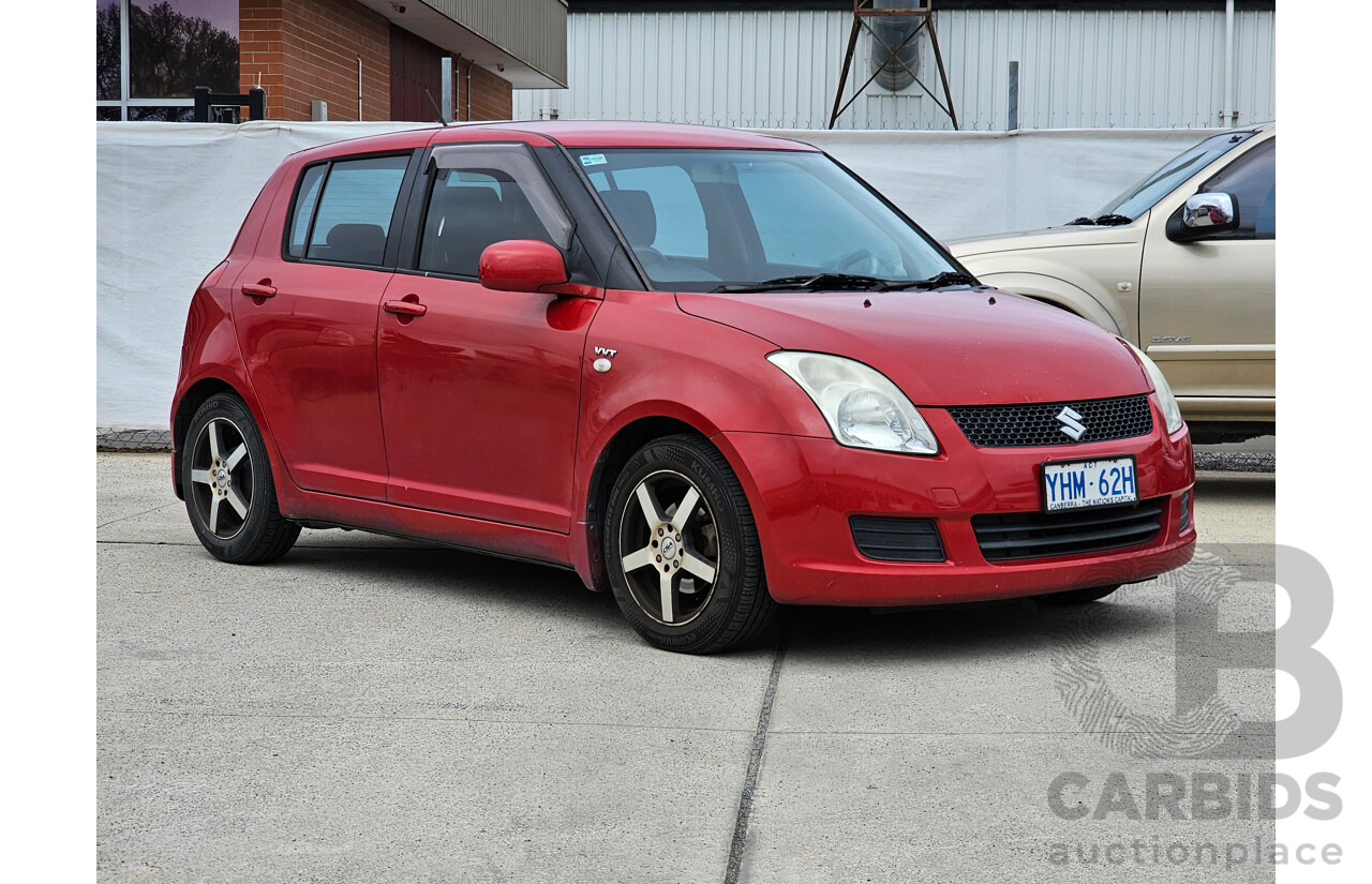 3/2009 Suzuki Swift  EZ 07 UPDATE 5d Hatchback Red 1.5L