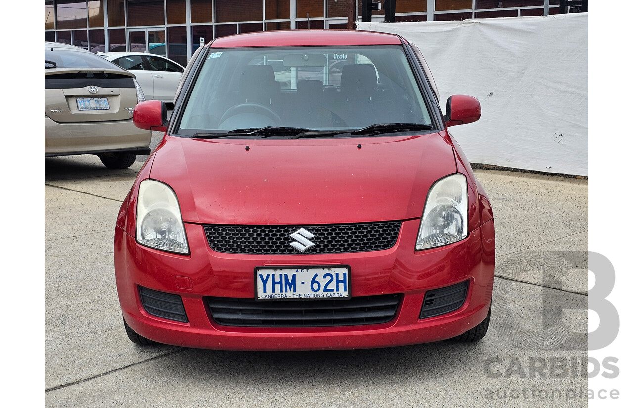 3/2009 Suzuki Swift  EZ 07 UPDATE 5d Hatchback Red 1.5L