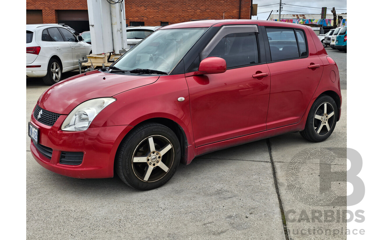 3/2009 Suzuki Swift  EZ 07 UPDATE 5d Hatchback Red 1.5L