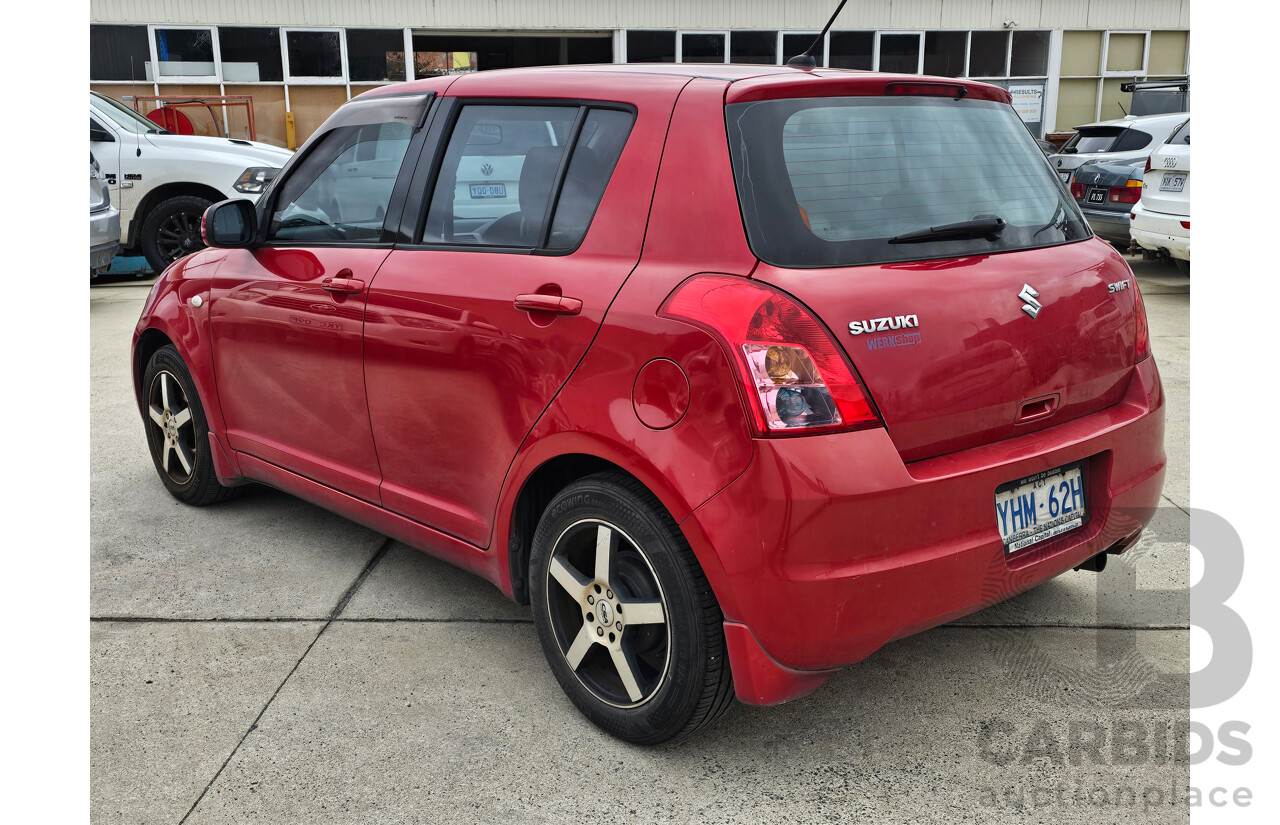 3/2009 Suzuki Swift  EZ 07 UPDATE 5d Hatchback Red 1.5L