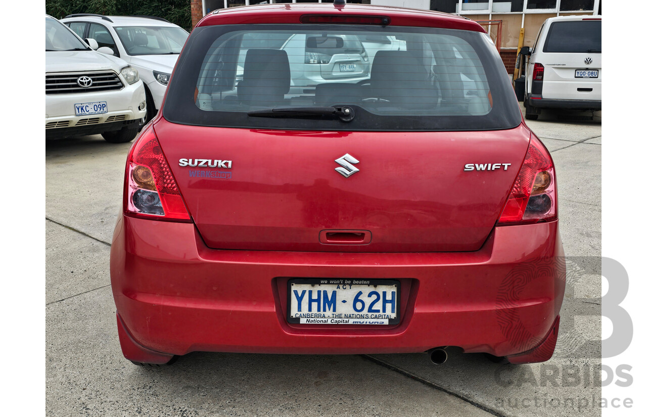 3/2009 Suzuki Swift  EZ 07 UPDATE 5d Hatchback Red 1.5L