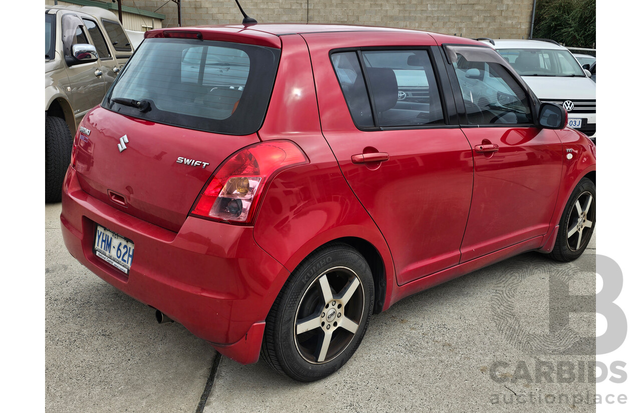 3/2009 Suzuki Swift  EZ 07 UPDATE 5d Hatchback Red 1.5L