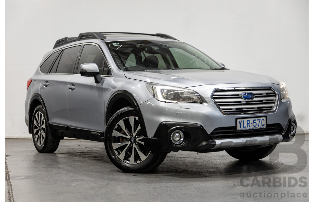 2/2017 Subaru Outback 2.5i Premium (AWD) MY17 4d Wagon Ice Silver Metallic 2.5L