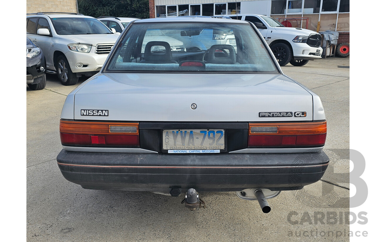 8/1990 Nissan Pintara GLi  4d Sedan Silver 2.0L