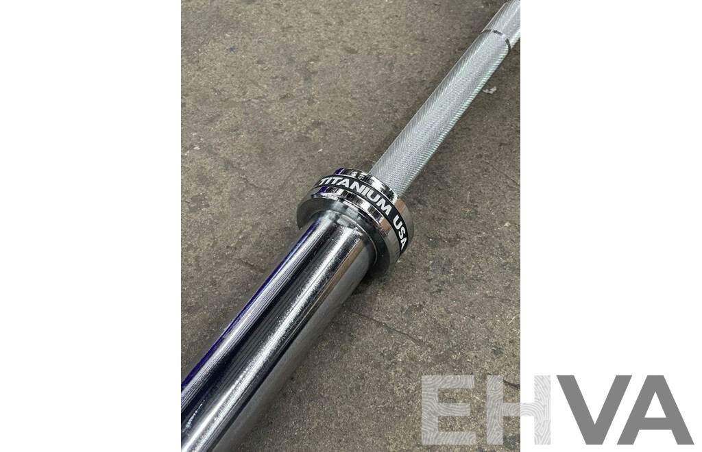 Titanium USA Platinum Series 7 Ft Olympic Barbell - Brand New