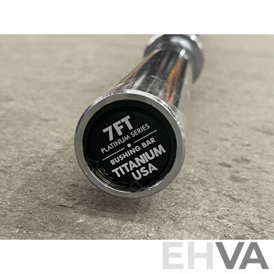 Titanium USA Platinum Series 7 Ft Olympic Barbell - Brand New