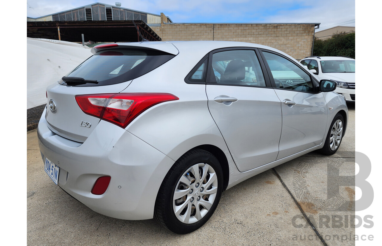 07/2012 Hyundai I30 ACTIVE FWD GD 5D Hatchback Silver 1.8L