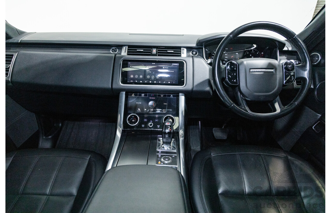 11/2018 Land Rover Range Rover Sport SDV6 SE (4x4) MY19 4d Wagon Polaris White Twin Turbo Diesel 3.0L