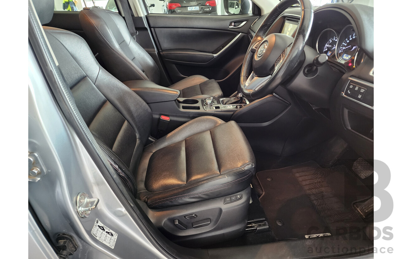 09/2015 Mazda Cx-5 AKERA (4x4) AWD MY15 4D Wagon Silver 2.5L