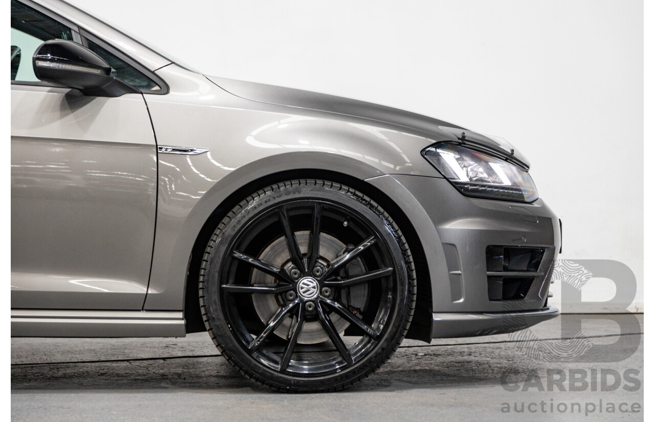 11/2015 Volkswagen Golf R Wolfsburg Edition (AWD) MK7 AU MY16 4d Wagon Limestone Grey Metallic Turbo 2.0L