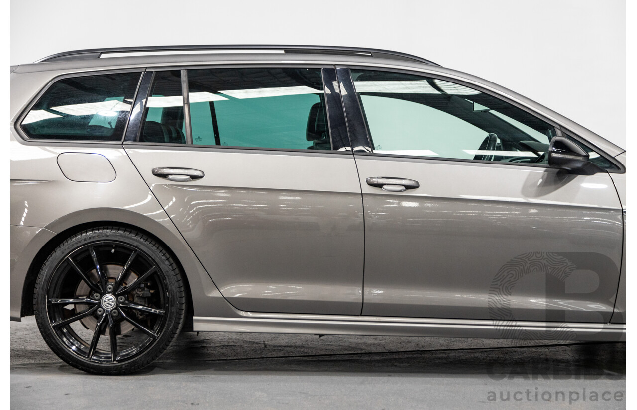 11/2015 Volkswagen Golf R Wolfsburg Edition (AWD) MK7 AU MY16 4d Wagon Limestone Grey Metallic Turbo 2.0L