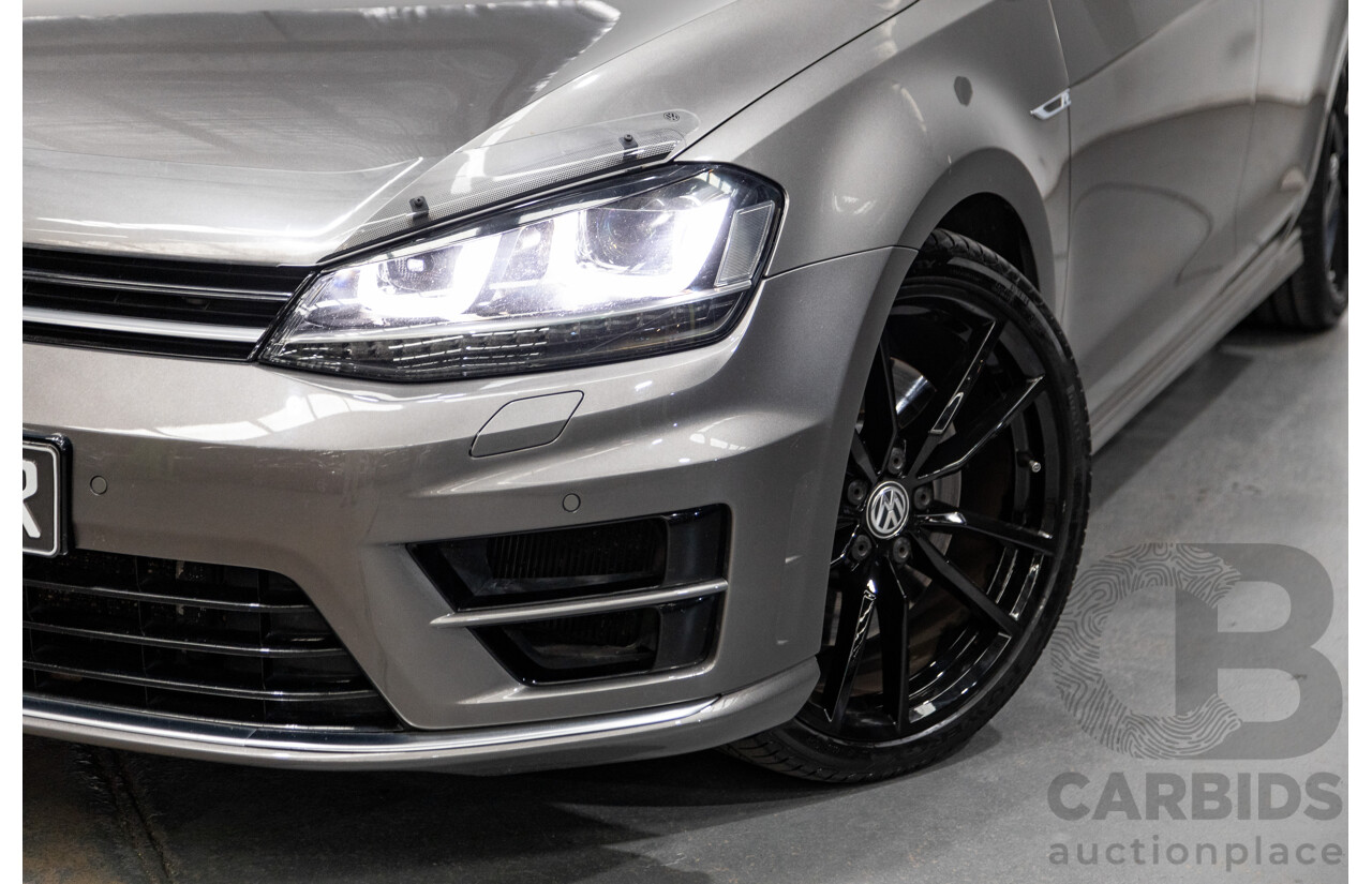 11/2015 Volkswagen Golf R Wolfsburg Edition (AWD) MK7 AU MY16 4d Wagon Limestone Grey Metallic Turbo 2.0L